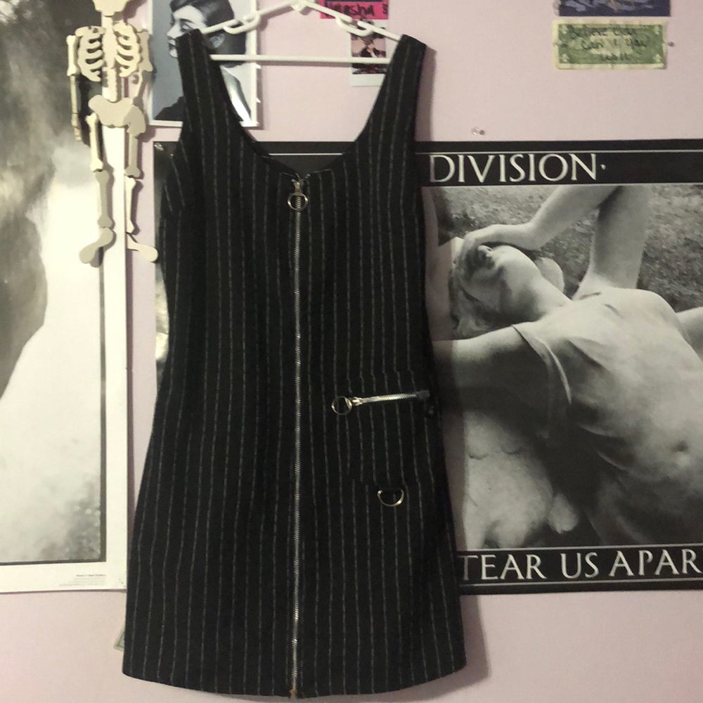 VERY RARE Vintage Dog Pile Gurl zip dress